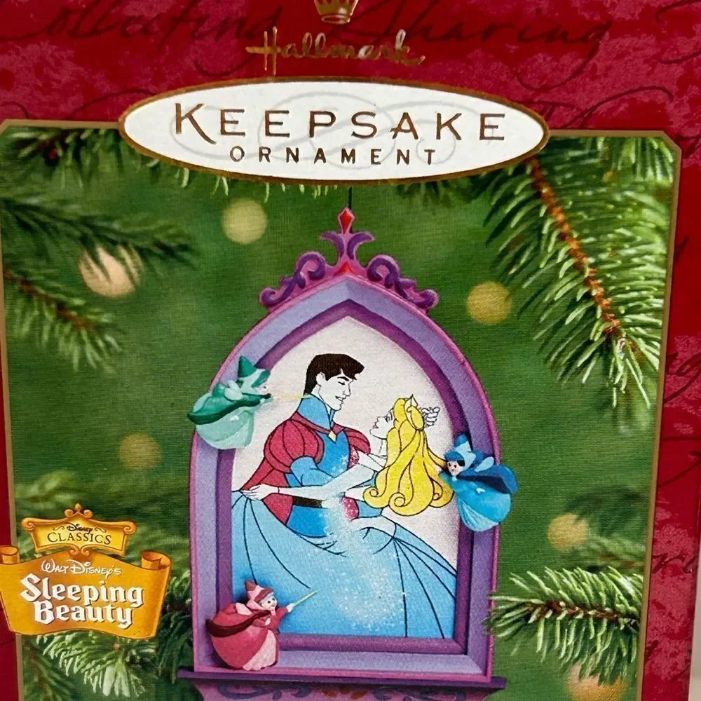 2001 Vintage Hallmark Ornament A Magical Dress for Briar Rose- Sleeping Beauty